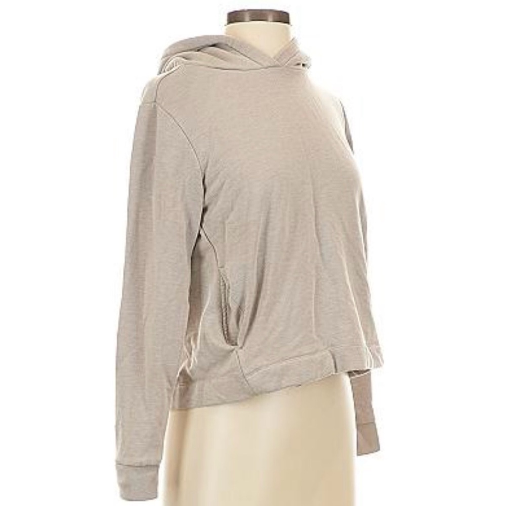 Free Fly Apparel Women's Tan Hoodie - Muave Grey/Purple